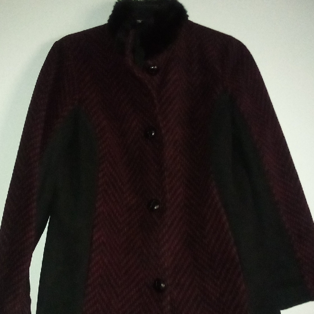 Bob Mackie Red and Black Jacket